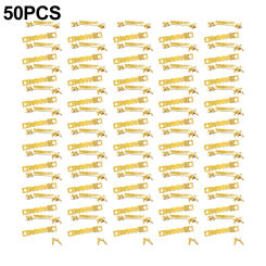50Pcs Sawtooth Picture Hangers With 100 Screws Photo Frame Hardware Accessories For Hanging Picture Frames/Wedding Pictures