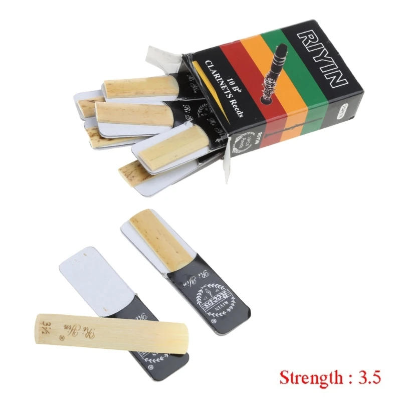 Description Picture 5 of item10pcs Traditional Reeds Clarinet 1.5 2.0 2.5 3.5 Strength Clarinet Reeds Wind Instrument Accessories