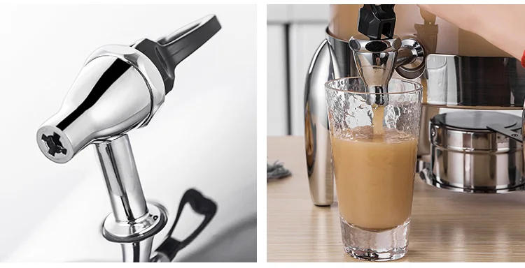 Description Picture 5 of item220V Cold Drink Machine Stainless Steel Coffee Pot Milk Pot Buffet PC Transparent Commercial Juice Beverage Machine