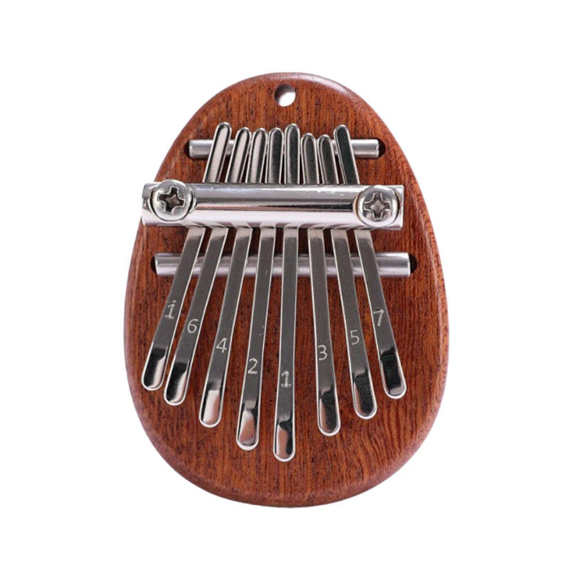 Description Picture 3 of itemThumb Piano 8 Key Mini Kalimba Exquisite Finger Piano Portable Marimba Musical Pendant Gift 8 Key Keyboard Musical Instrument
