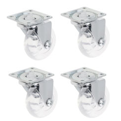 4Pcs Swivel Casters Heavy Duty Furniture Caster Wheel Castor Silent Trolley Wheels For Table Chair Sofa Accessory