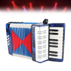 17 Key Accordion Teaching Training Interest Cultivation Musical Instrument for Children Children Accordion Bass Piano Accordion