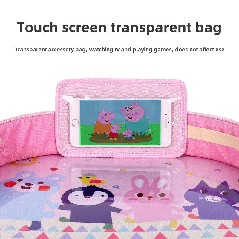 Description Picture 6 of itemBaby Safety Seat Drawing Table Stroller Dining Plate Car Organizer for Kids Storage Bag Easy Clean Small Table Plate