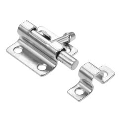 1pc Metal Silver Latch Bolt Suitable for Door Locks Bedrooms Garages Gardens Bathrooms Cabinets Kitchens