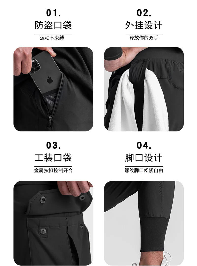 Description Picture 4 of itemY2K Mens Gym Jogging Camouflage Pants Sweatpants Casual Cargos Trousers Straight Basketball Pants Men's Clothing Pantalon Homme