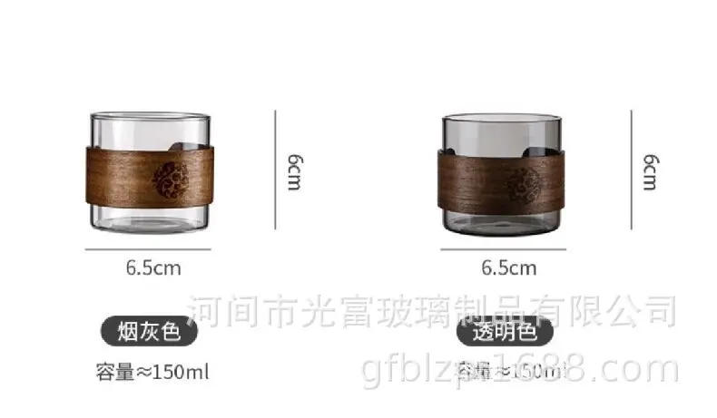 Description Picture 5 of itemHigh Borosilicate Glass Tea Infuser Cup - Heat-Resistant Single-Layer Glass Tumbler for Office Use with Tea Separation