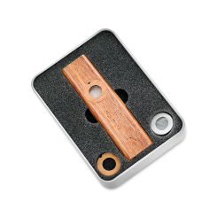 Wooden Kazoo Orff Instruments Ukulele Guitar Partner Woodman Wood Harmonica With Metal Box Kazoo for Adult Kids Kazoo