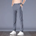 2024 New Summer Elegant Fashion Oversized Simplicity Retro Men's Wear Solid Color Button Zipper Folds Polyester Y2K Chic Pants