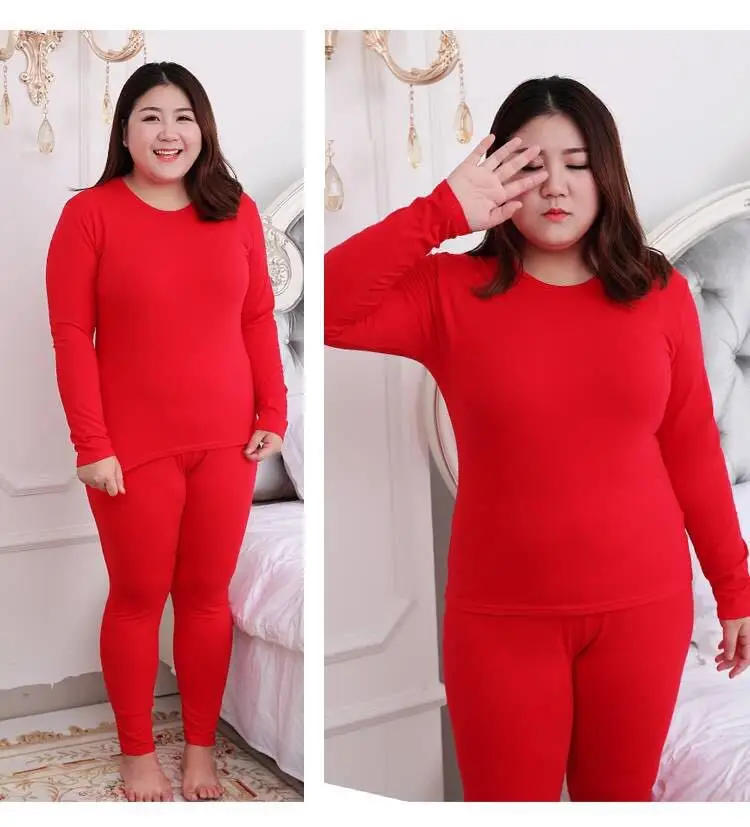 Description Picture 4 of itemPlus Size M-5XL Winter Warm Thermal Underwear Sets Sleepwear Ladies Intimates Women Shaped Sets Female Thermal Shaping Clothes