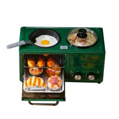 220V/1600W Home Breakfast Machine Multifunctional Four-In-One Breakfast Machine With 8 Liters Toaster Manufacturer SMG-Z08A