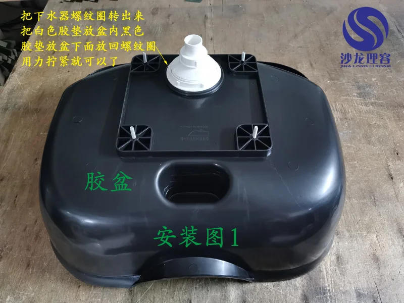 Description Picture 6 of itemBarbershop Mobile Lift Men's Sitting Shampoo Basin Seat Hair Chair Half Lying Shampoo Patchwork Beauty Massage Table