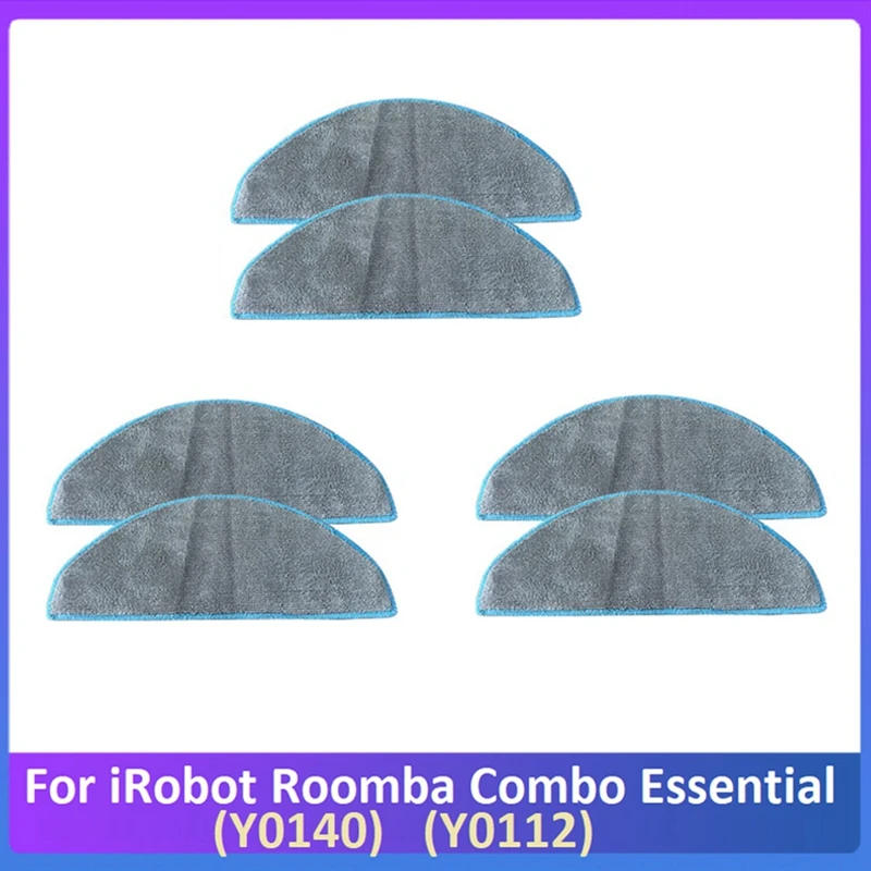 Description Picture 4 of item6PCS Mop Pad Replacement Part For Irobot Roomba Combo Essential Y0112 Vacuum Cleaner Washable Microfiber Mop Pad