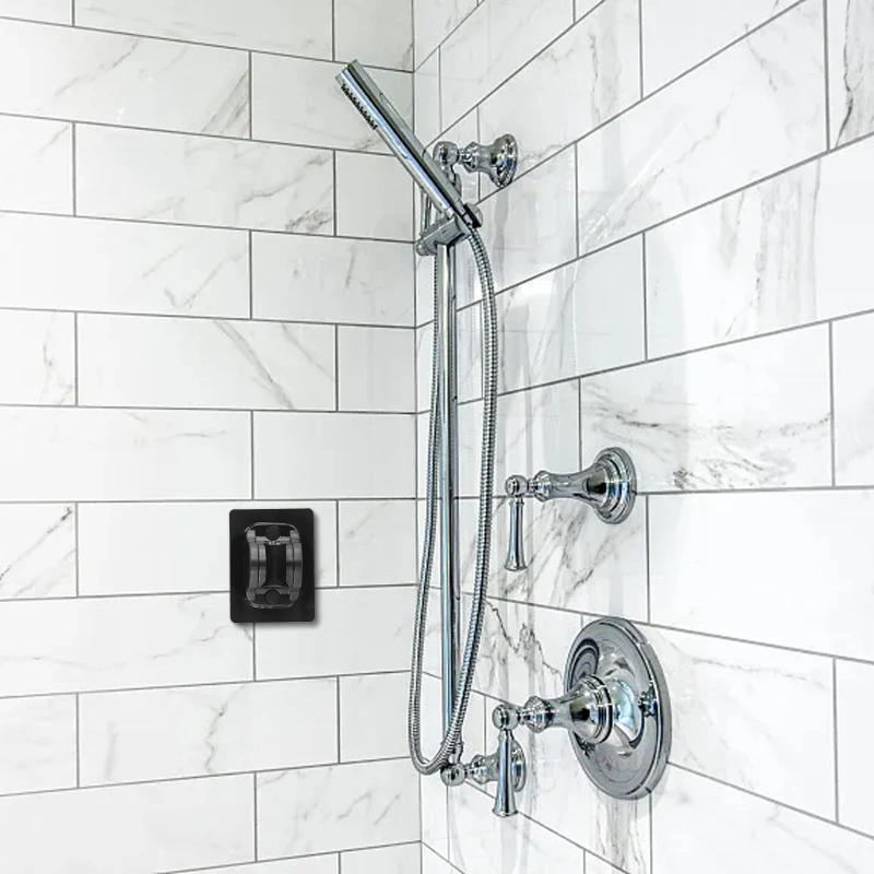 Description Picture 5 of item1pcs ABS Shower Bracket Without Punching Adjustable Holder Shower Head Handheld Bracket Bathroom Hardware Accessories