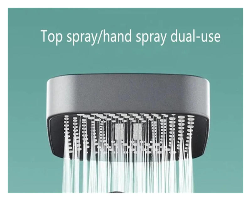 Description Picture 5 of itemAdjustable Shower Head 3 Mode Rainfall Large Flow High Pressure Water Saving Mixer Bathroom Accessories