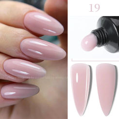 LILYCUTE 15ML Quick Nail Extension Gel Nail Polish Nude Pink Vernis Semi Permanent UV Hard Gel Nail Art Prolong Construction Gel