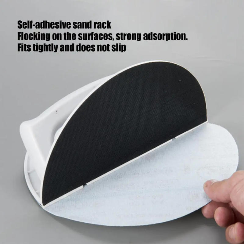 Description Picture 2 of itemSanding Tools Corner Sanding Tool Self-Adhesive Sandpaper Polishing Semi-Circular For Carving Paint Cleaning Craft Furniture