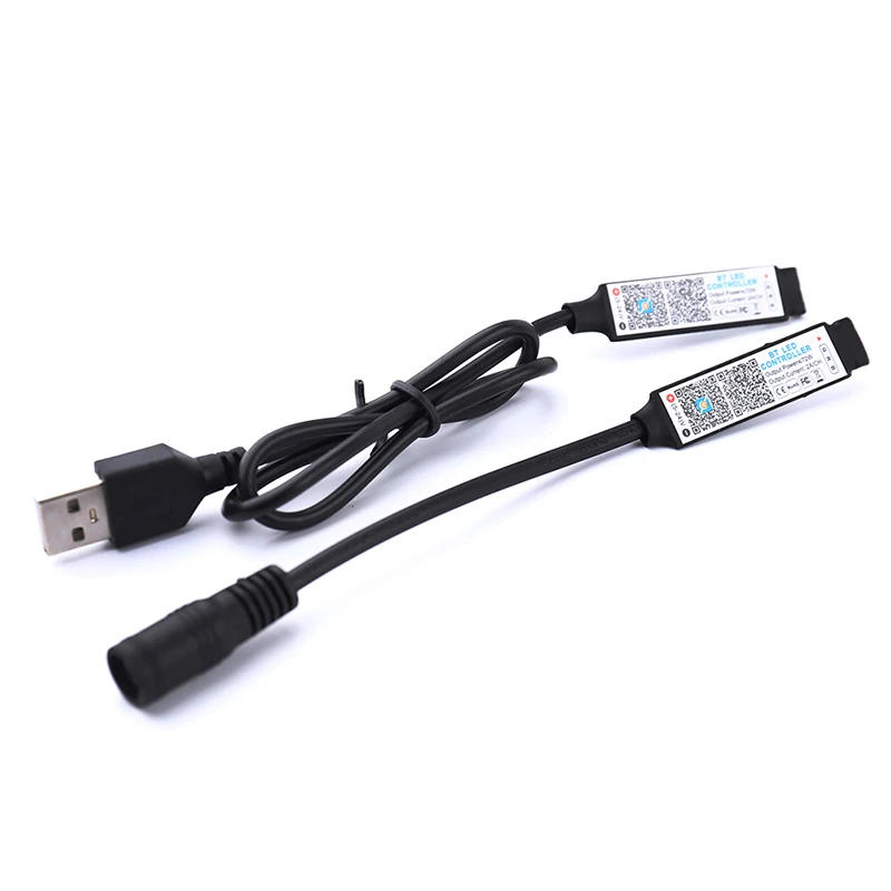 Description Picture 6 of itemMini RGB Bluetooth-compatible Controller Music LED Light Strip Controller for RGB Tape Lights Smart APP Control DC 5V