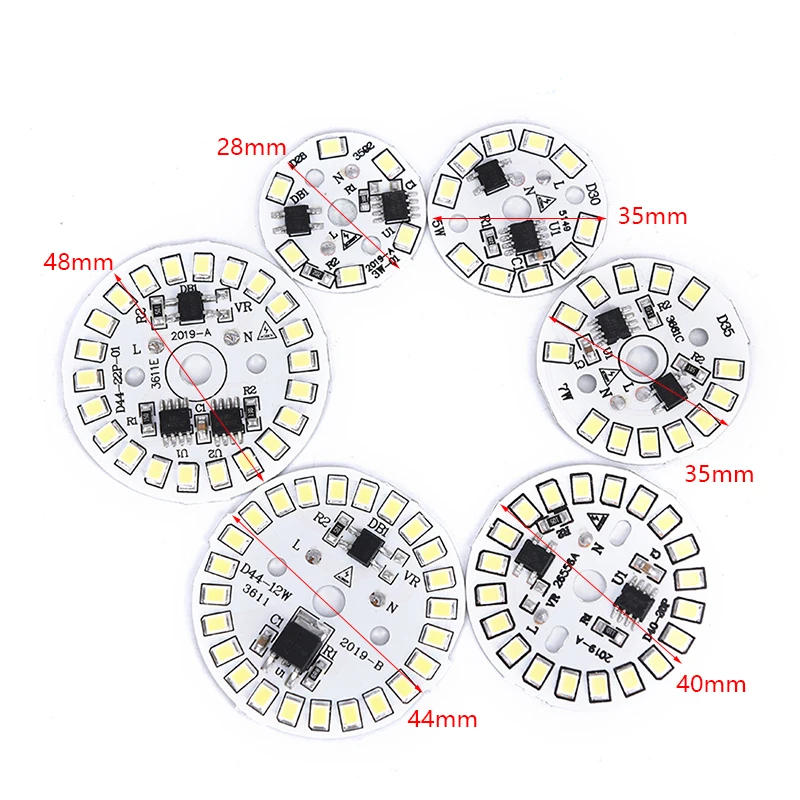 Description Picture 5 of itemLED Bulb Patch Lamp SMD Plate Circular Module Light Source Plate For Bulb Light