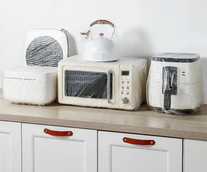 Description Picture 4 of itemDisposable Microwave Oven Cover Thicken Transparent Fan Rice Cooker Home Appliance Dust Prevention Multiple Sizes Kitchen Tools