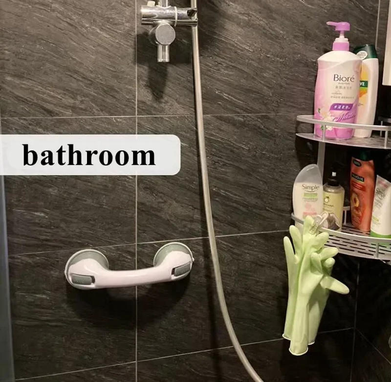 Description Picture 3 of itemBarrier Free Handrail Safety Non-slip Bath Shower toilet Grab rail Bars for Elderly disable helper Glass Door Suction Cup Handle