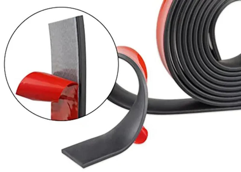 Description Picture 3 of itemNeoprene Rubber Strips Solid Rubber Sheets Rolls For DIY Gaskets Crafts Seals For Garages Kitchens Chair Legs