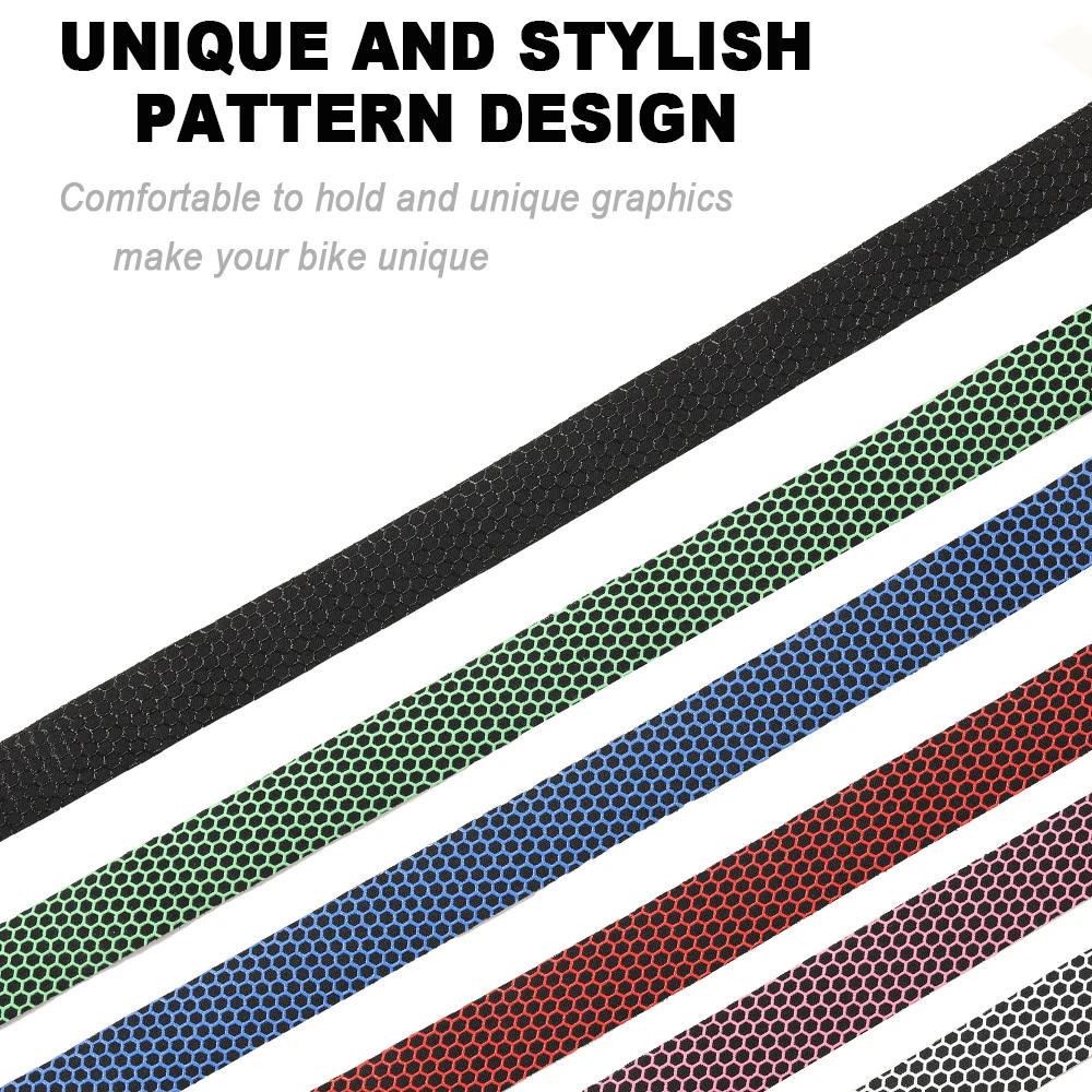 Description Picture 3 of itemBUCKLOS Road Bike Tapes Silicone Bike Handlebar Cover Soft Anti-slip Bike Handlebar Tapes Band Racing Bicycle Handle Strap