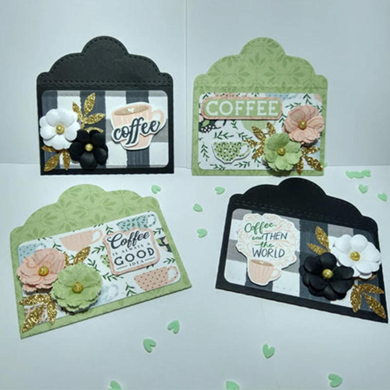 Description Picture 5 of itemNew Stitchable Folding Envelope Craft Embossing Mold 2022 Metal Cutting Dies for DIY Decorative Scrapbooking Album Card Making