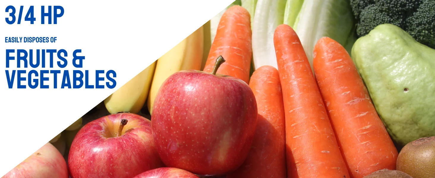 Description Picture 3 of itemMaid 10-US-WM-458-3B Garbage Disposal Anti-Jam Stainless Steel Food Waste Grinding System, 3/4 HP Deluxe, Black