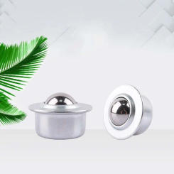 Metal Steel Swivel Ball Caster Wheel Universal Eye Round Wheel for Machinery Trolleys Furniture Hardware