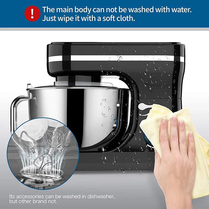 Description Picture 6 of itemFully Automatic Household Small Dough Kneading Machine Commercial Chef Machine Blender Kitchen Utensils Home Appliance Gadgets