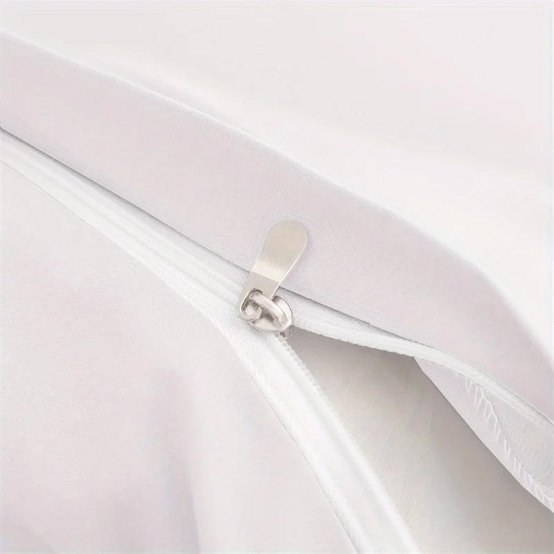 Description Picture 4 of item3PC Solid Matte Duvet Cover Comfortable Bedding Polyester 1Duvet Cover 2Pillowcases No Filler/Core Home Decor Four Seasons