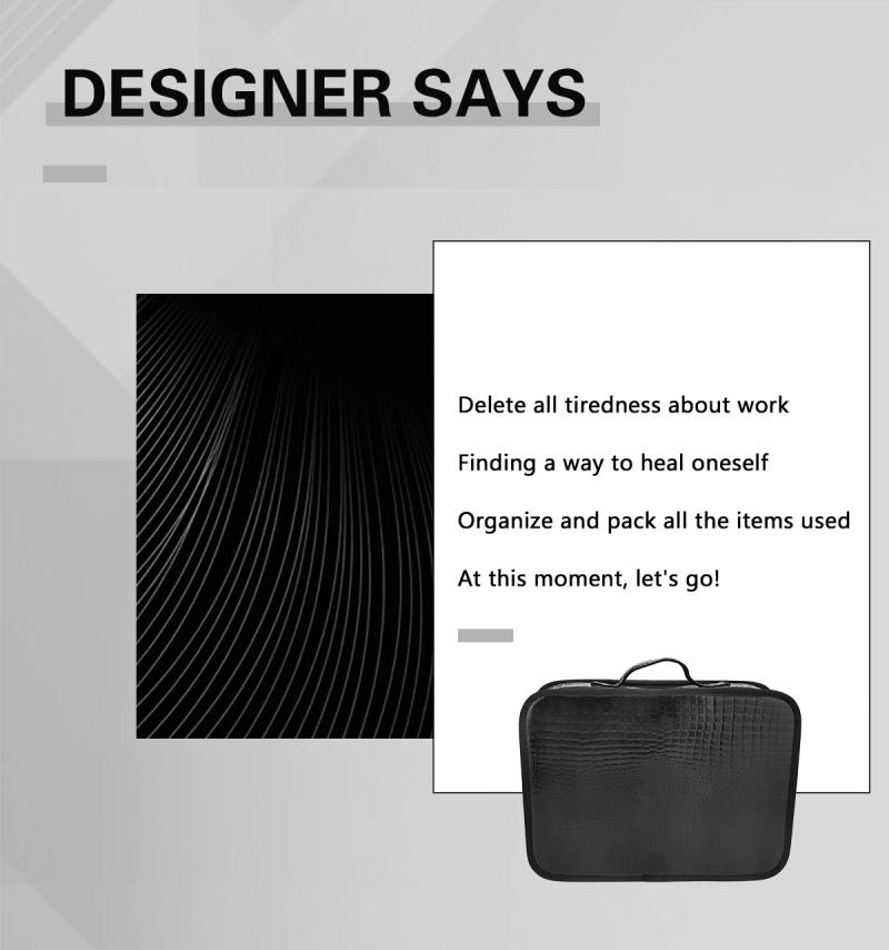 Description Picture 4 of itemBarbershop Hair Cutting Bag Salon Storage Package Large Capacity Cosmetic Bags Barber Tools Professional Styling Accessories