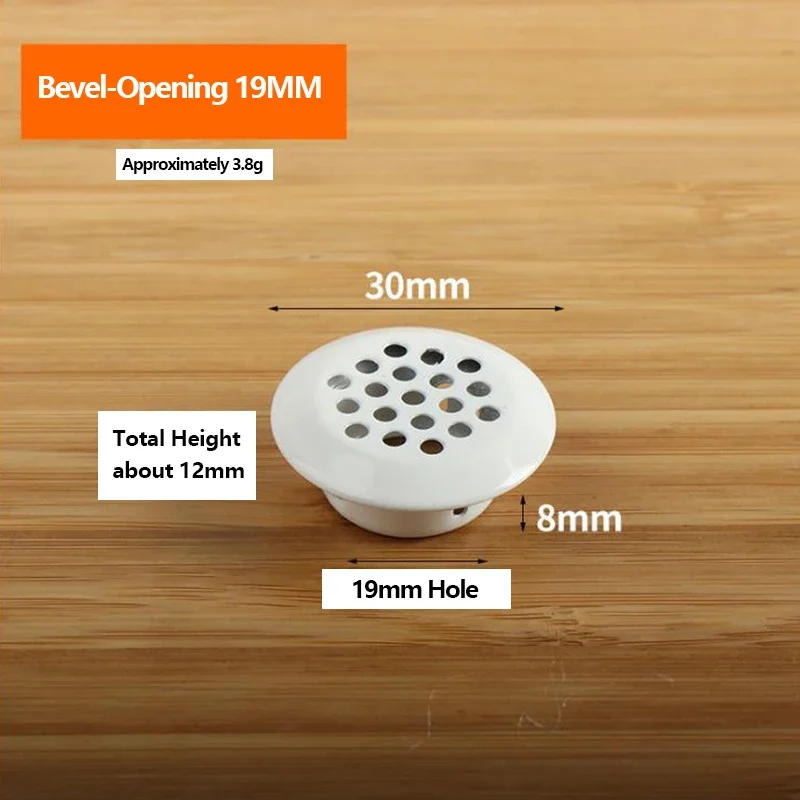 Description Picture 4 of itemCore Vents 4pcs Ventilation Cover Stainless Steel Black Air Vent Louver for Wardrobe Cabinet Mesh Hole