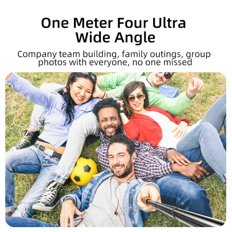 Description Picture 5 of item1.38M Selfie Stick Tripod for DJI Action 4/Pocket 3/Gopro/Instar 360/DSlR Camera Phone Photography Adjustable Extension Holder