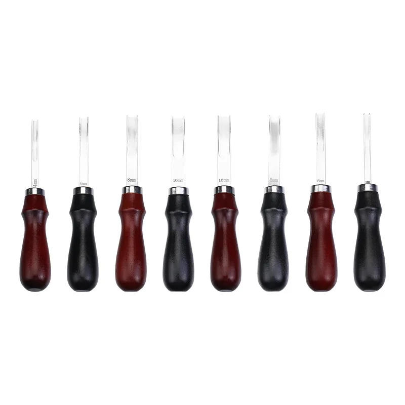 Description Picture 2 of itemLeather Edge Beveler Sandalwood Handle Edge Skiving/Polishing Tool Leathercraft DIY Tools 4/6/8/10mm