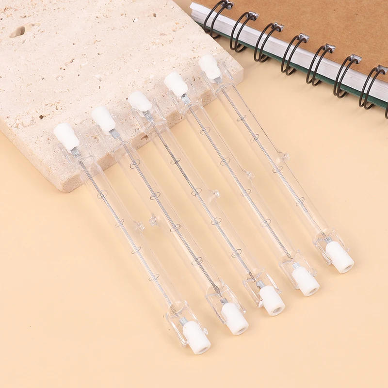 Description Picture 6 of item5Pieces New Glass Tube Halogen Light Bulb 220-240V 500W 500 Watt 118mm R7s Halogen Blub Household Decor Lighting Bulb