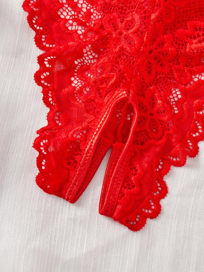 Description Picture 6 of itemLace Sexy Lingerie Transparent Hot Porno Lace Erotic Underwear Sexy Bra Set And Garter Lingerie Sexy Hot Erotic Sleepwear