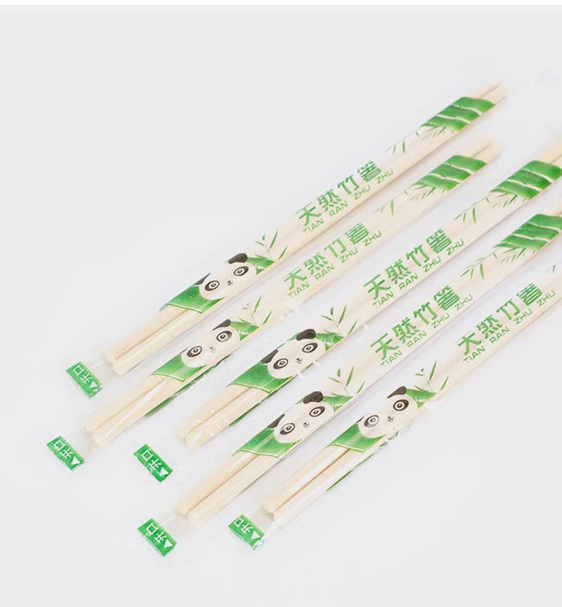 Description Picture 5 of item100Pairs Disposable Bamboo Wood Chopsticks Restaurant Individual Package Chop Sticks Hashi Sushi Food Stick Tableware