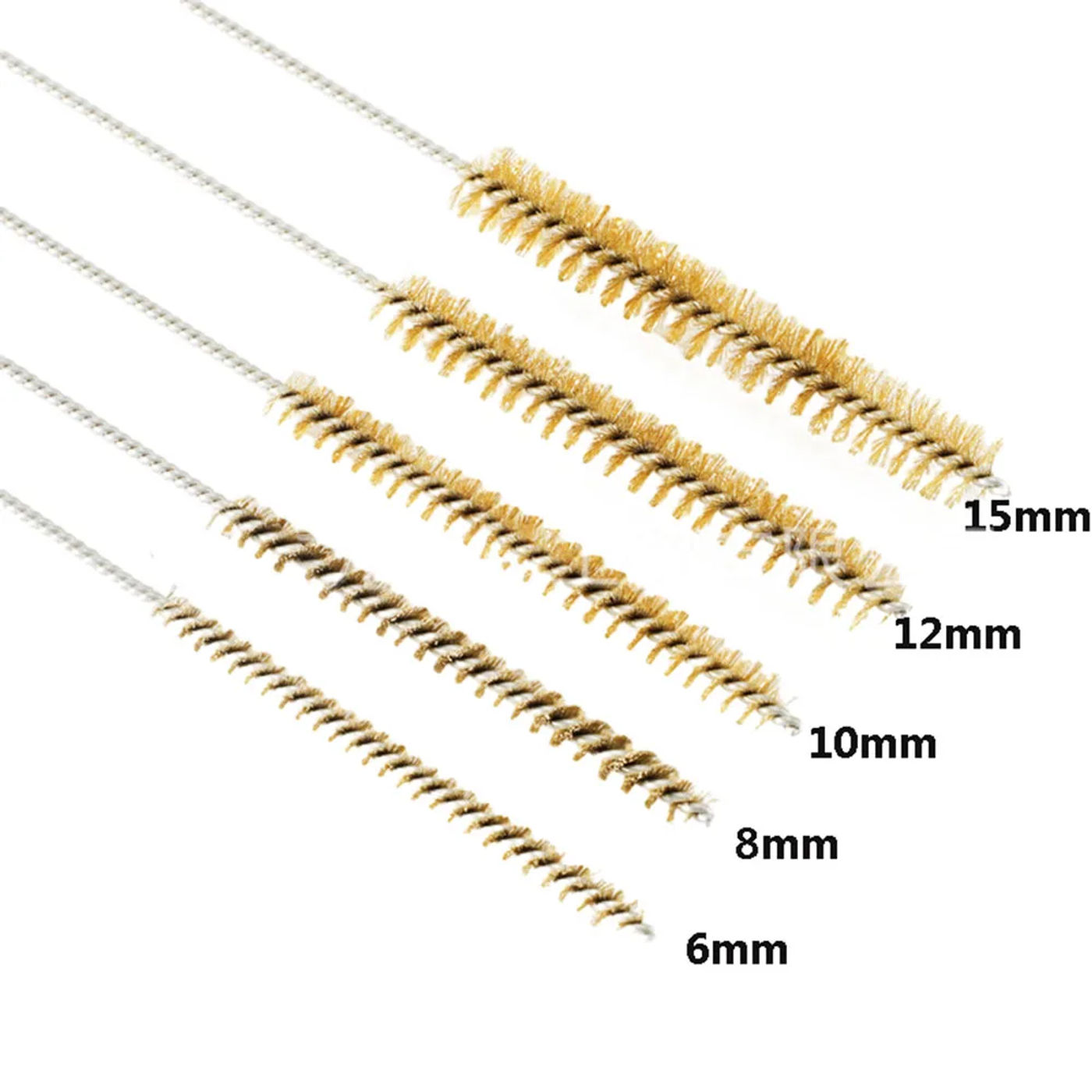 Description Picture 5 of item5/10pcs Cleaning Brushes Set Stainless Steel Brass Cylinder Wire Tube Pipe Cleaning Brush Paint Spray Guns Cleaning Brush