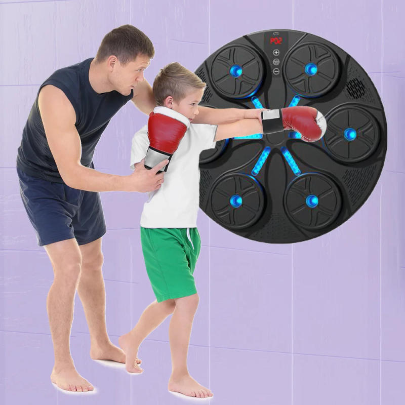 Description Picture 3 of itemNew Smart Music Boxing Machine Adult/Children Sports Fitness Boxing Trainer Home Exercise Response Training Boxing Wall Target