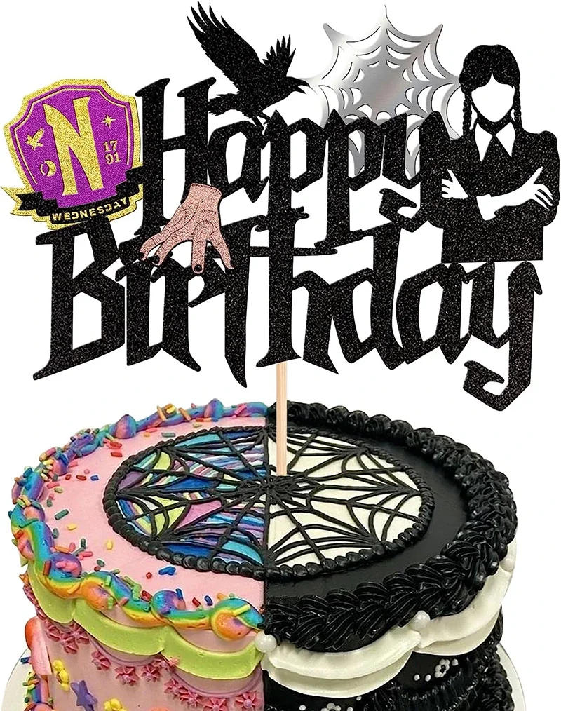 Description Picture 2 of itemHalloween Cake Topper Ghost Hand Castle Spider web Kids Happy Birthday Wedding Party Baby Shower Baking Cake Dessert DIY Decor