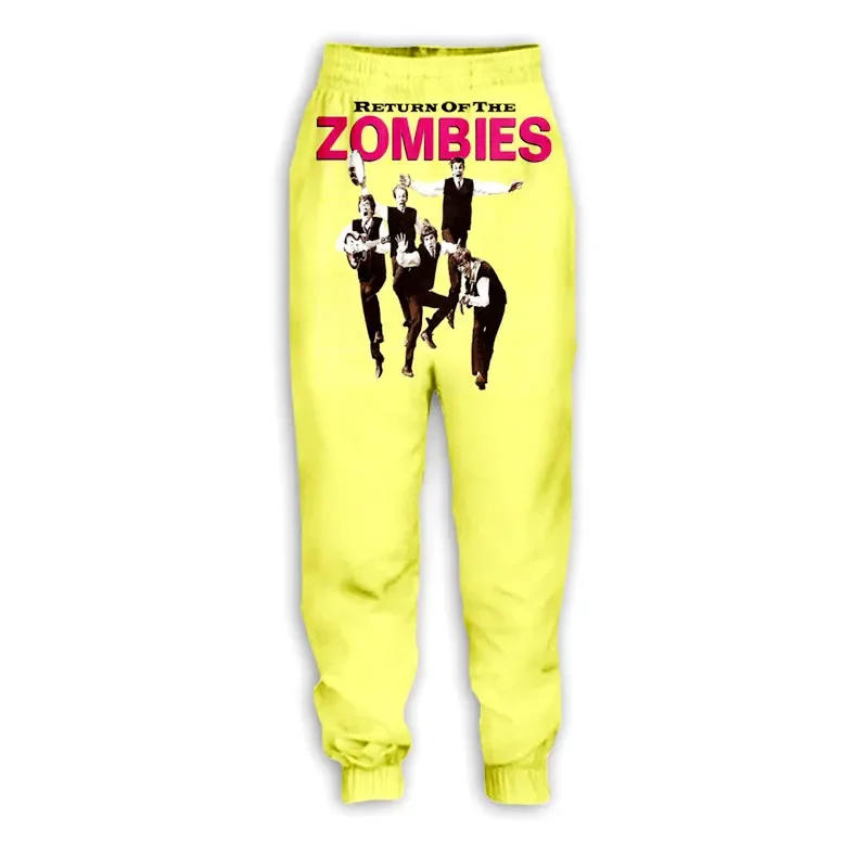 Description Picture 3 of itemNew Fashion  The Zombies Rock  3D Printed Casual Pants Sports Sweatpants Straight Pants Sweatpants Jogging Pants Trousers