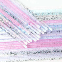 Wholesale 500pcs/lot Eyelash Extension Brushes, Disposable Applicator Micro Brushes for Lash Cleaning Brush Sticks Makeup Tools