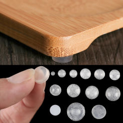 50/64/100Pcs Self-adhesive Silicone Buffer Pads Prevent Noisy Collision Cushion  Anti-slip Furniture Door Stopper Damper Bumper