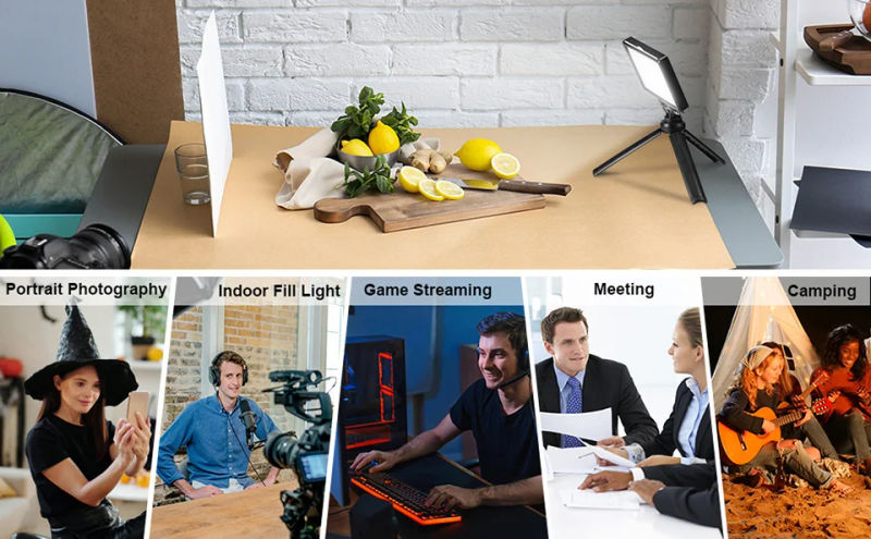 Description Picture 5 of itemLED Photography Video Light Panel Lighting Photo Studio Lamp Kit With Tripod Stand RGB Filters For Shoot Live Streaming Youbube