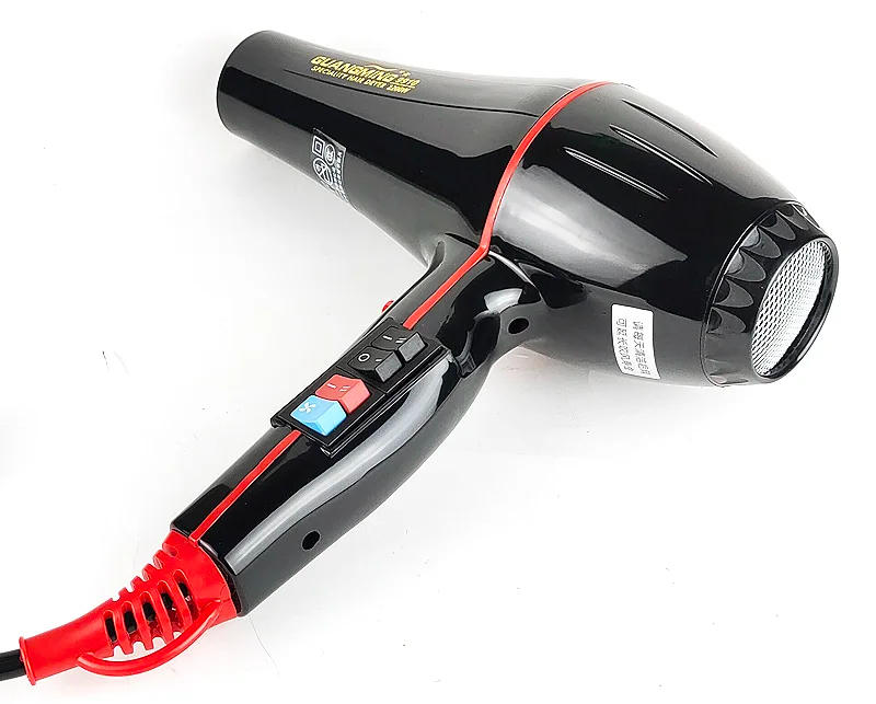 Description Picture 4 of itemFor hairdresser and hair salon 3 meter long wire EU Plug Real 2200w power professional blower dryer salon Hair Dryer hairdryer