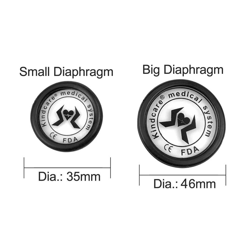 Description Picture 4 of itemMedical Stethoscope Spare Parts Replacement Rim Accessories Diaphragm with Rim Assembly Kit Black for Kindcare Stethoscope