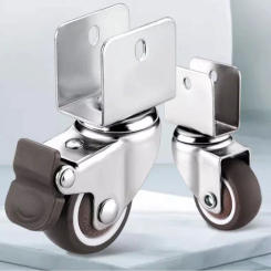 4Pcs 1.25inch Swivels Casters Replacement Heavy Duty Furniture Wheel Castor