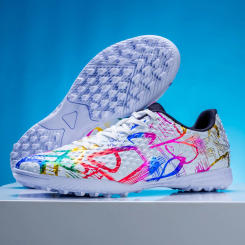 Original Football Boots Turf Training Field Artificial Grass TF/FG Five-a-side Soccer Shoes Childrens Football Shoes for Kids