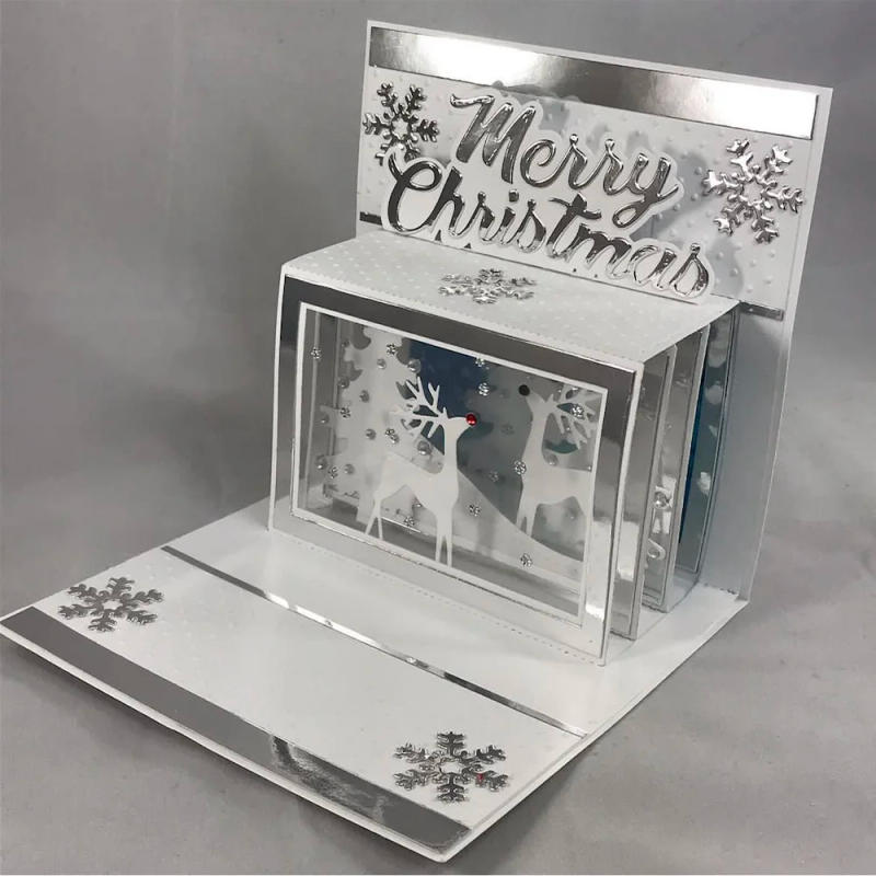 Description Picture 2 of itemKSCRAFT Christmas Pop Up Window Card Metal Cutting Dies Stencils for DIY Scrapbooking Decorative Embossing DIY Paper Cards